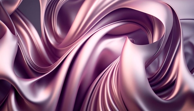 Wavy pink Satin Background