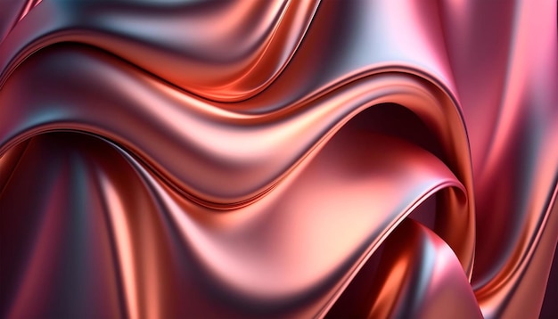 Wavy pink Satin Background