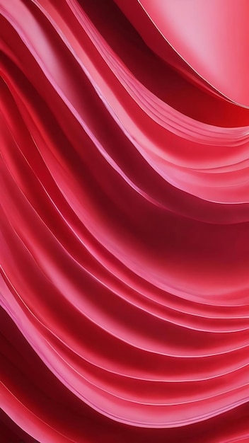 Wavy red background template