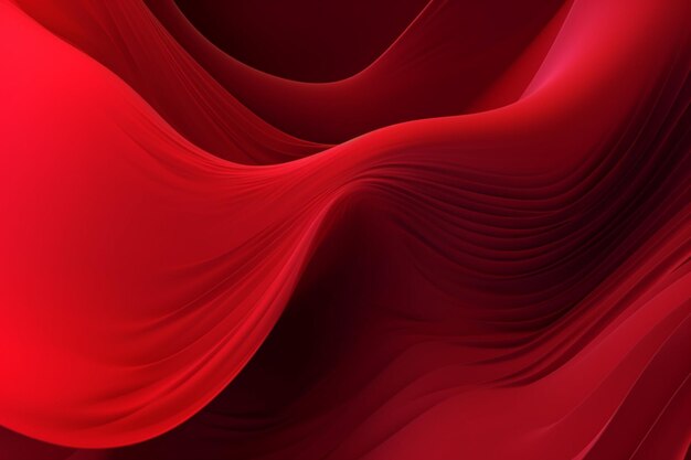 Wavy red background template