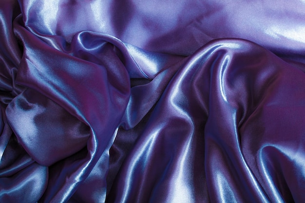 Wavy silk fabric soft background and texture styled concept