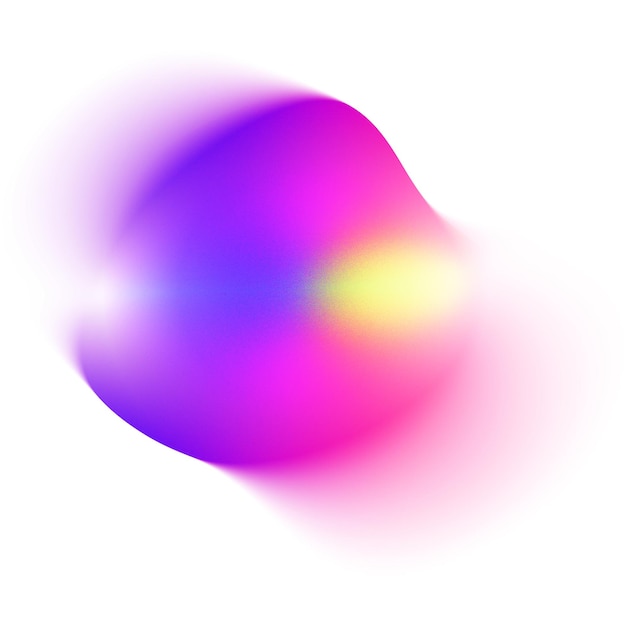 Wazig effect van abstracte vorm Element Gradient PNG