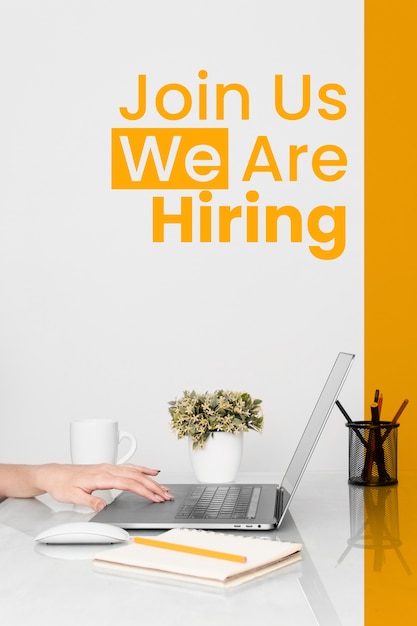 We are hiring collage concept