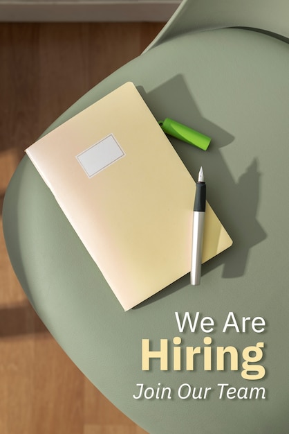 we are hiring collage concept