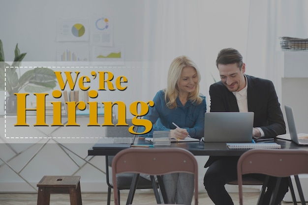 we are hiring digital collage