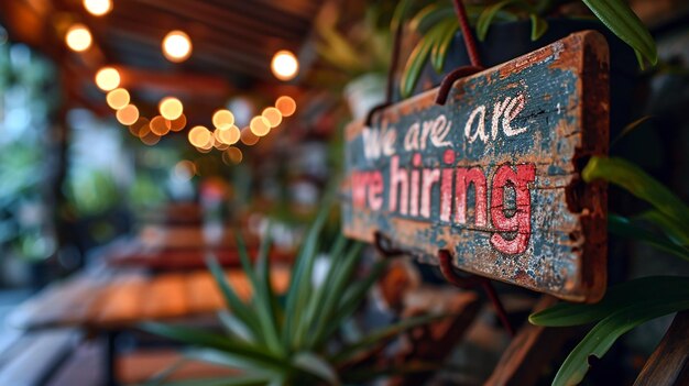 we are hiring in Old Vintage Sign