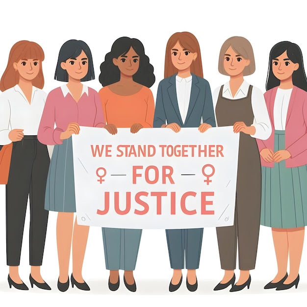 Photo we stand together for justice