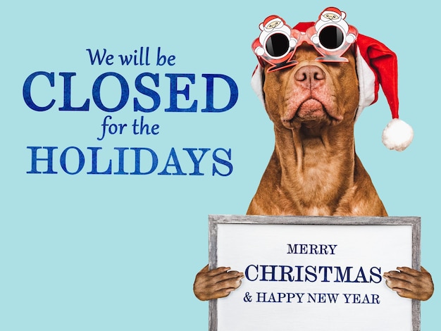 We will be closed for the Holidays