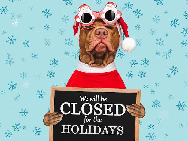 We will be closed for the Holidays