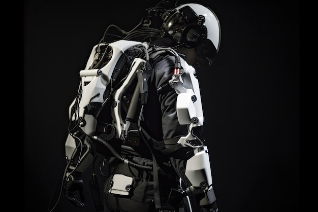 Wearable robotic exoskeleton suit Wearable robotic devices power armor powered armor