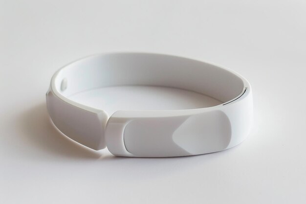 Photo wearable sleep tracker on white background