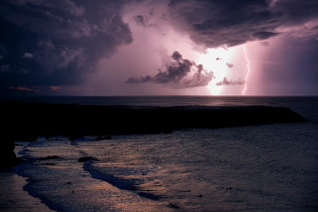 Foto composizione degli effetti meteorologici