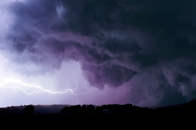 Foto composizione degli effetti meteorologici