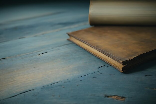 Weathered blue page