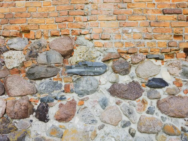 Weathered brick wall texture Rough background surface