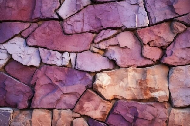 Weathered Brown and Purple Stone Background Generative AI