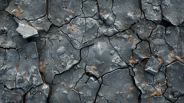 Photo weathered cracked pavement texture urban decay concept