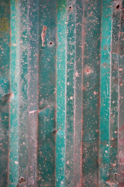 weathered green metal surface
