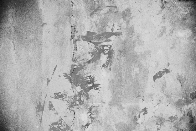 Weathered Grey Concrete - A Grungy, Worn Wall Texture in Close-Up Detail