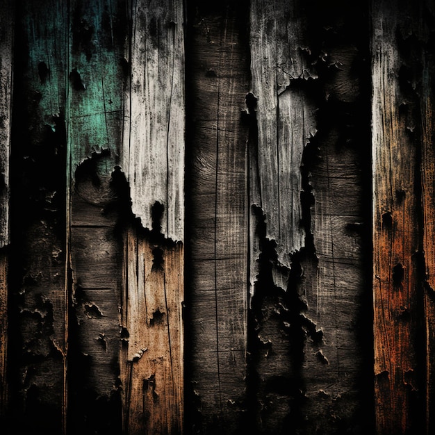 Photo weathered grungy wood texture