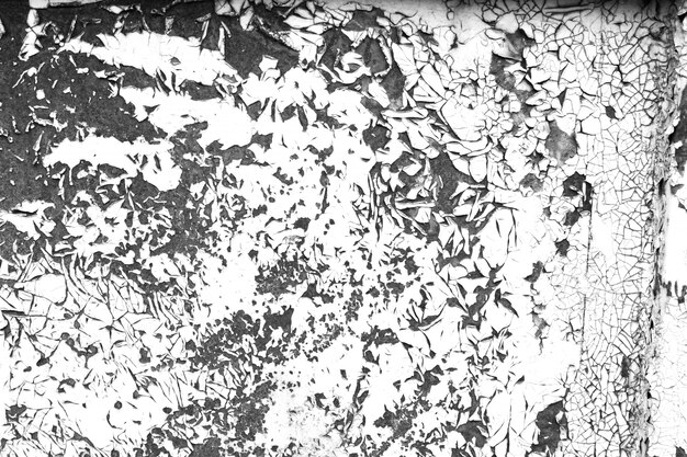 Weathered paint contrast black and white texture