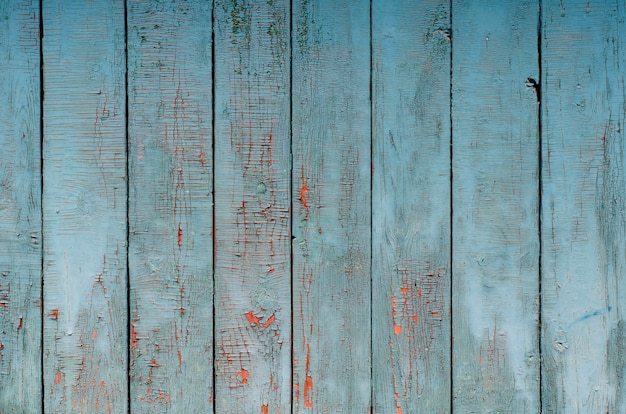 Weathered painted boards 