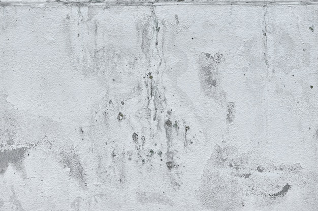 Weathered and stained grey concrete wall texture 