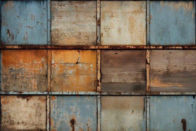 Photo weathered steel panel