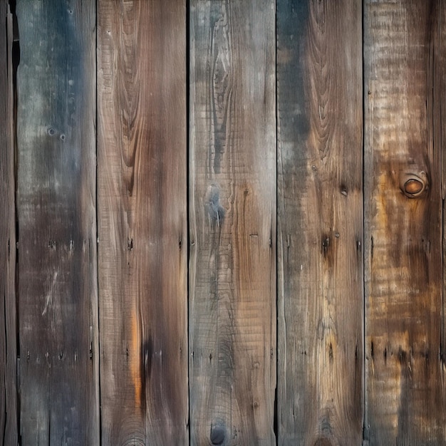 Weathered Wooden Planks on an Old Barn