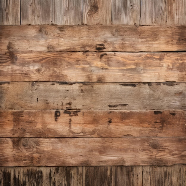 Weathered Wooden Planks on an Old Barn