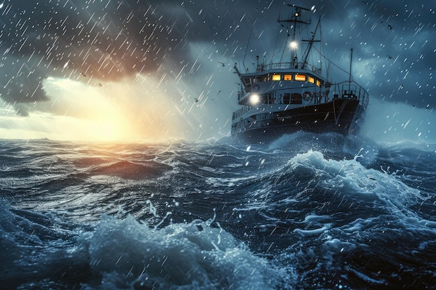 Weathering the Storm Ships Perilous Journey