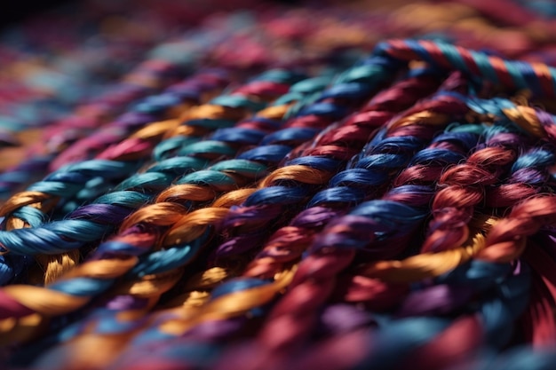 Foto weave magic gekleurde micro-weven op stofoppervlak
