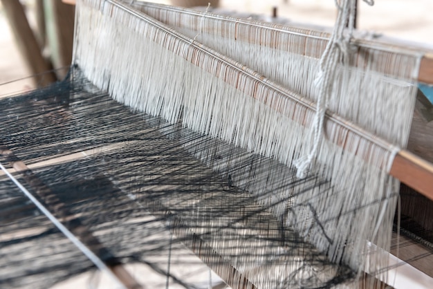 weave and Thai silk. activity involving skill in making things by hand