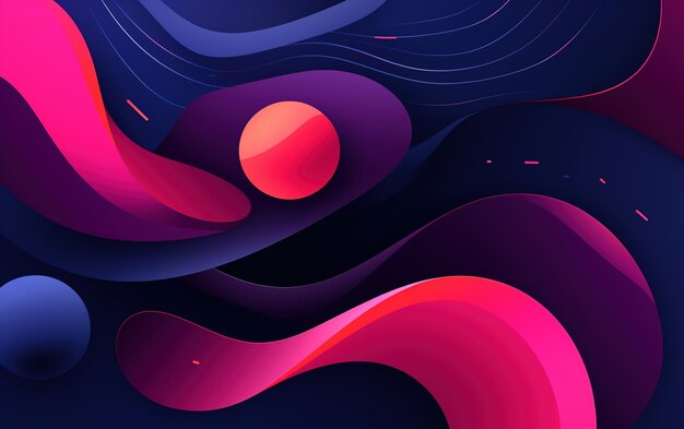 Weavy Chroma Abstract Backgrounds with Flowing Colorful Patterns