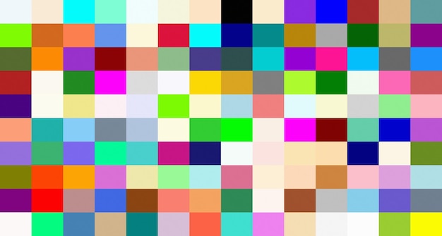 Web colors palette