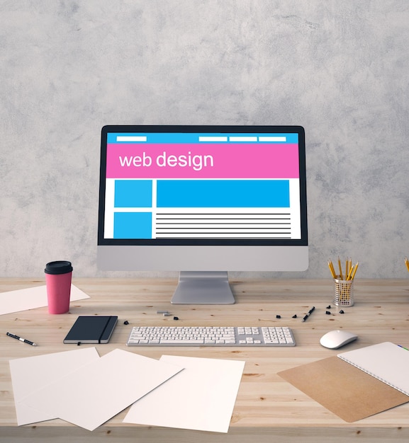 Web design concept