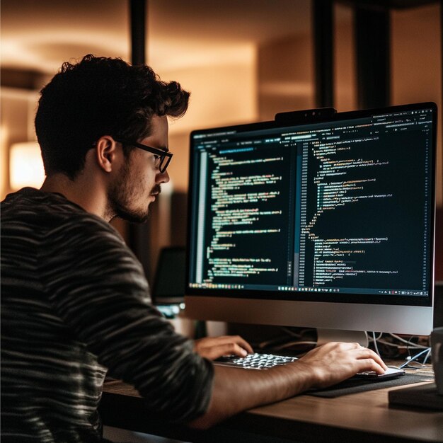 一位網頁開發者為一個優雅的現代網站撰寫HTML CSS和JavaScript