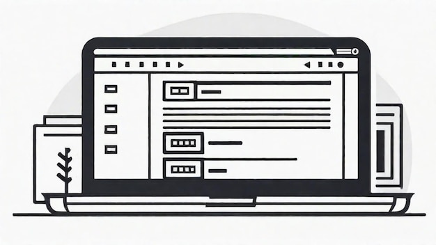 コンピューターでの Web 開発とコーディング