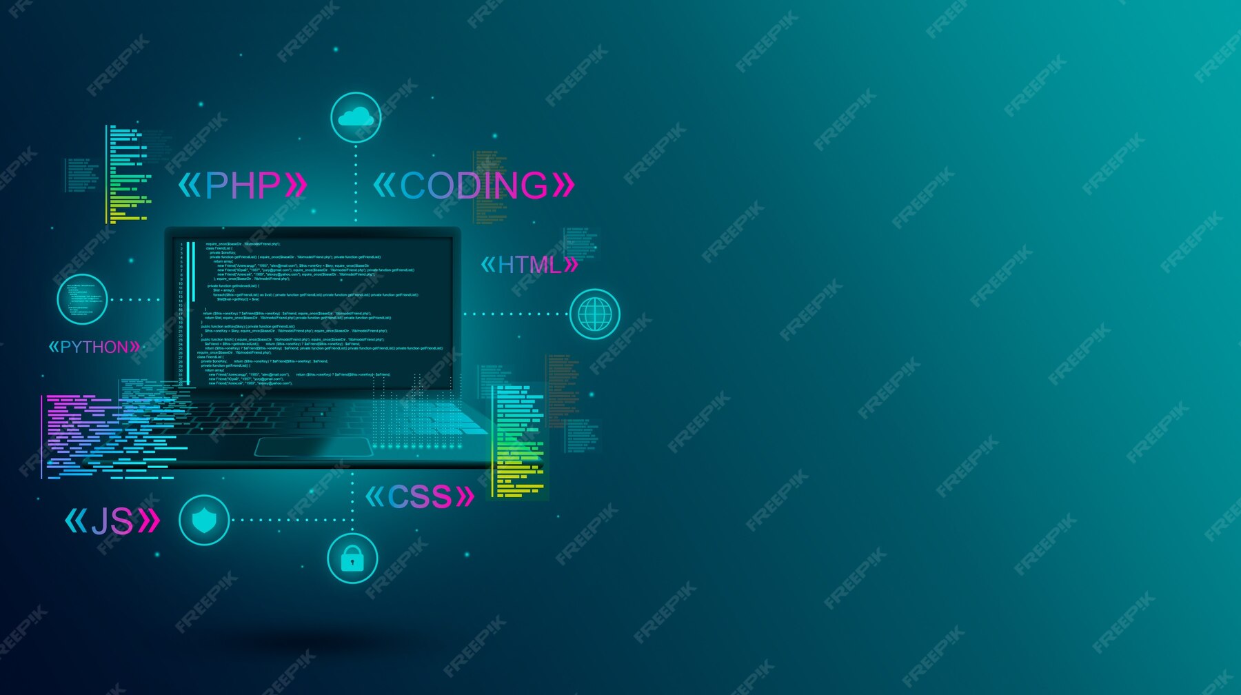 Premium Photo | Web development, coding and programming of a site or ...