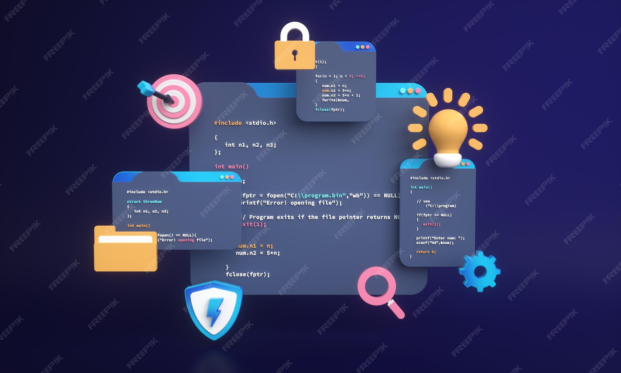 Premium Photo | Web development programming code or app development and ...