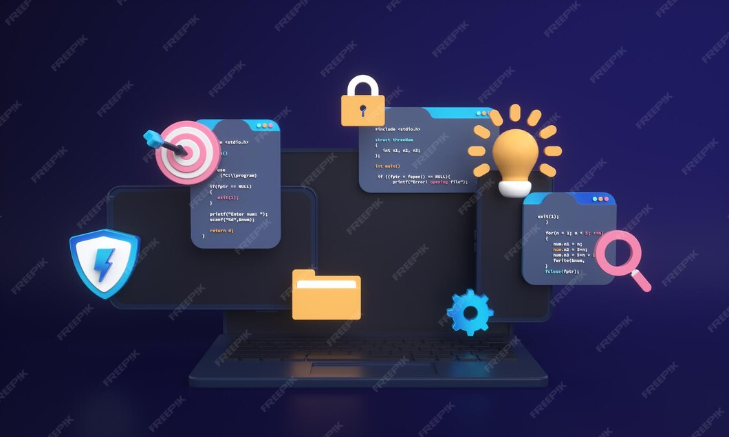 Premium Photo | Web development programming code or app development and ...