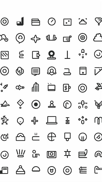 Photo web icon set c