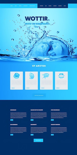 Web layout design of international day with creative and minimal simple idea concept