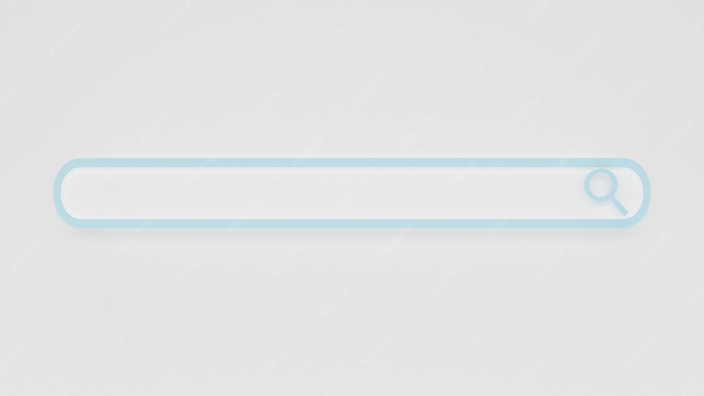 Premium Photo | Web search bar minimal blank search bar on gray