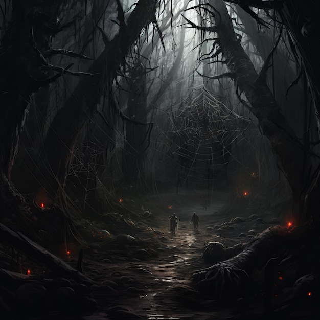 The Web of Shadows Unveiling the Dark Forest