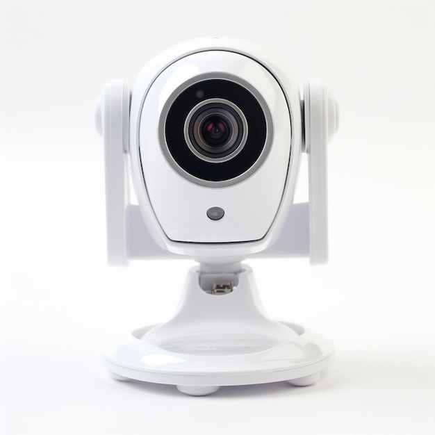Foto webcam con sfondo bianco ad alta qualità ultra hd