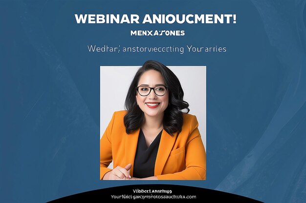 Photo webinar announcement