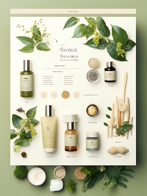 Website Layout of Organic Skincare Brand for Women Earthy and Natural Color Th Creative Figma Art