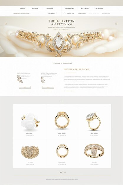 website for luxury jewellery company