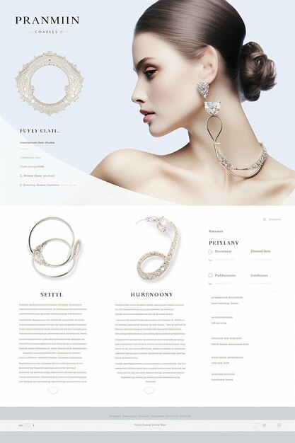 website for luxury jewellery company